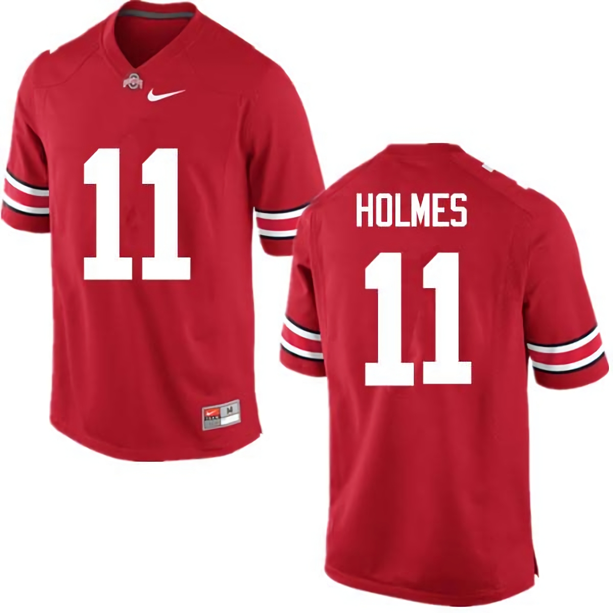 Jalyn Holmes Ohio State Buckeyes Men's NCAA #11 Nike Red College Stitched Football Jersey YEH3656FM